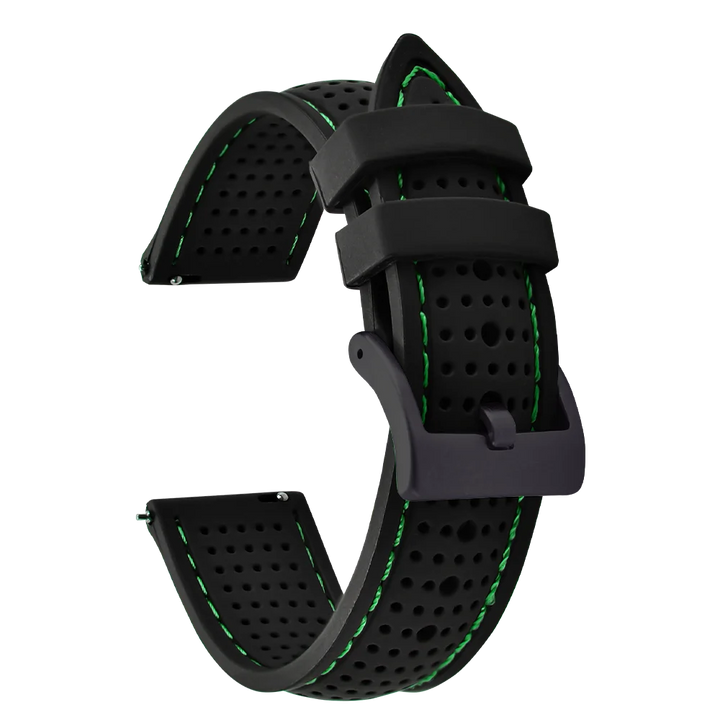 NATOBELT Soft Porous Rubber Watch Strap – Quick Release (18-22mm)