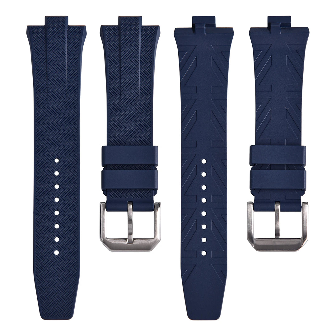 FKM Fluoro Rubber Watch Strap – Quick-Release, Convex End for Citizen NJ0150/NJ0151 ME Series