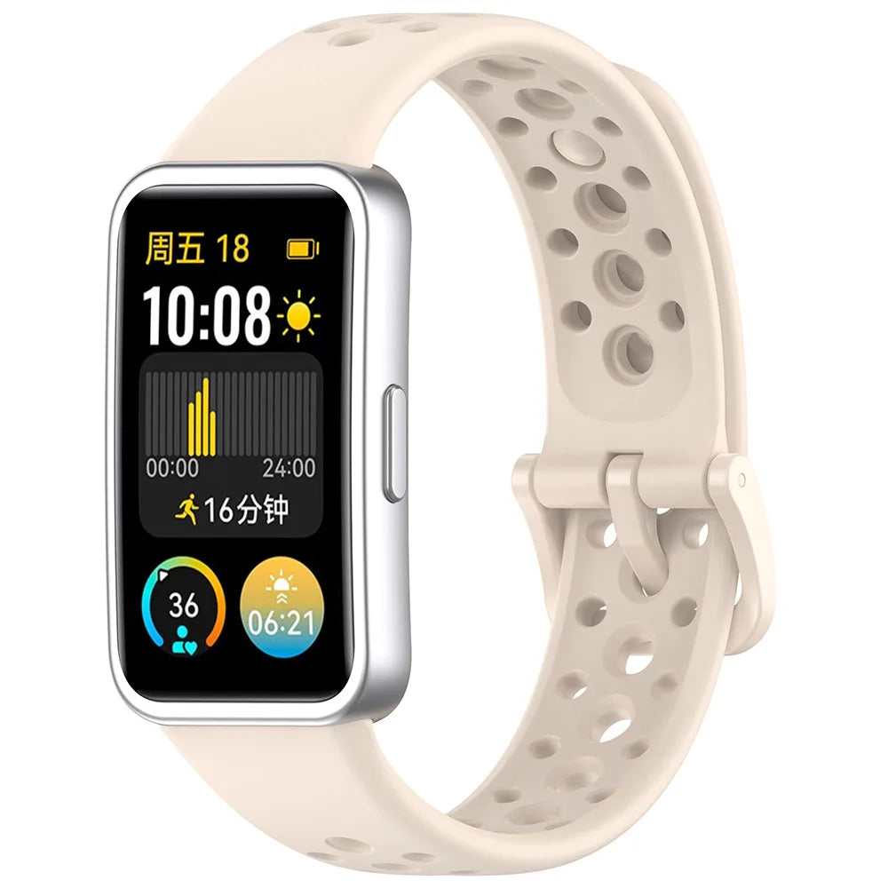 Sport Silicone Strap for Huawei Band 8-10 NFC