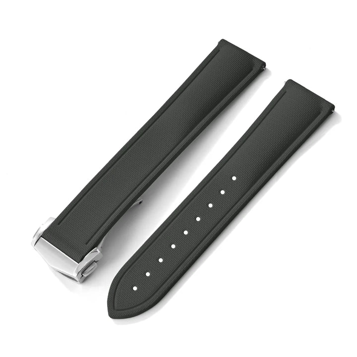 High Quality FKM Rubber Watch Strap 20-21-22mm For Omega X Swatch MoonSwatch Men Women Sport Waterproof Folding Buckle Watchband
