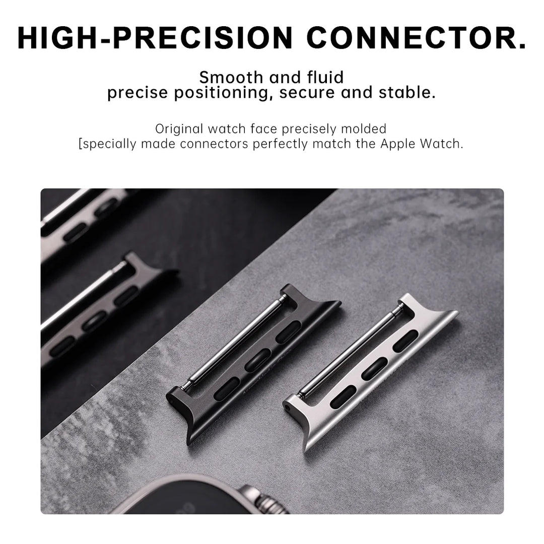 2pcs Ultra 2 Series 10 Apple Watch Strap Stainless Steel Adapter For 49mm 46mm 42mm 45mm 44mm 41mm 40mm Connector