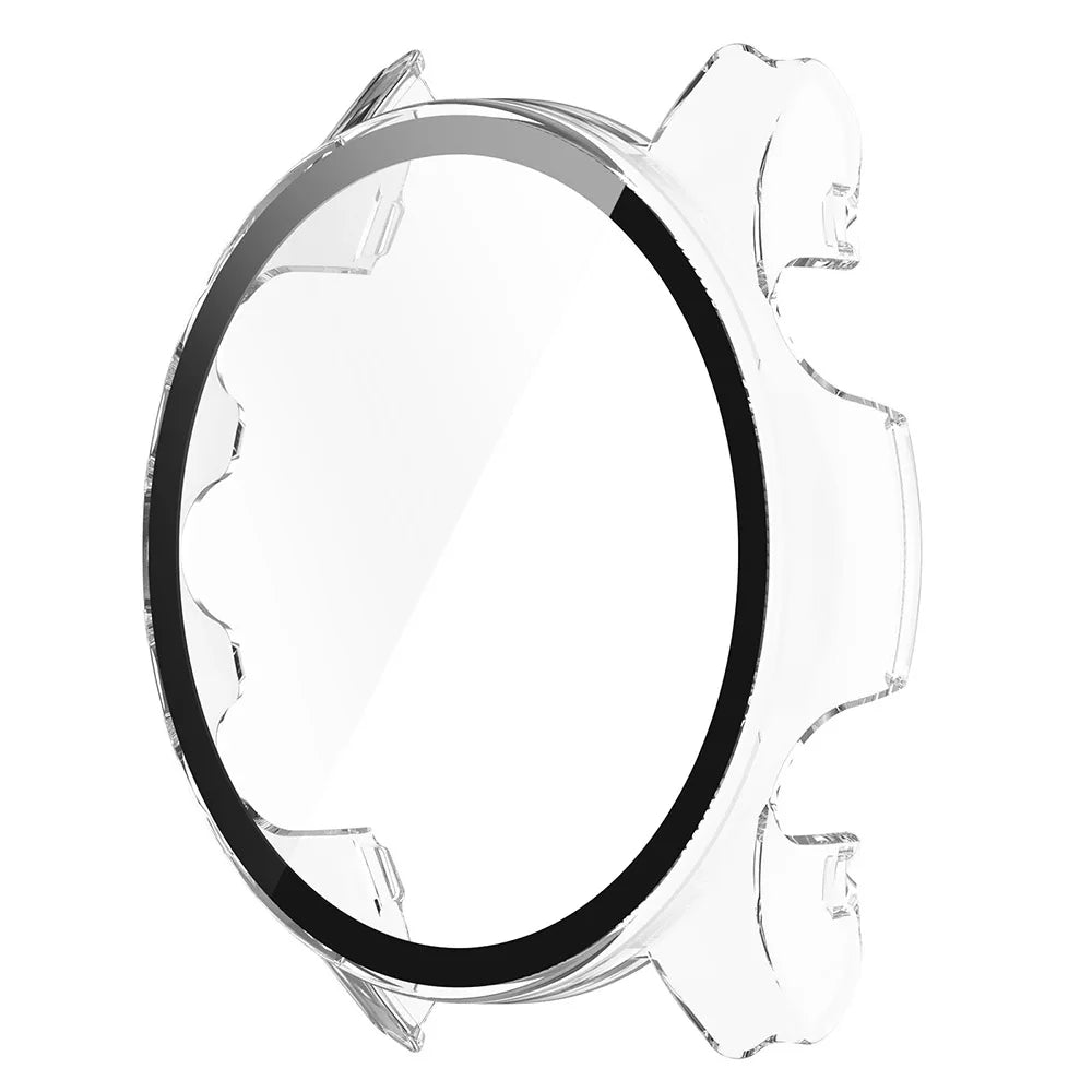PC & Tempered Glass Protective Case for Garmin Forerunner 255/255S/965