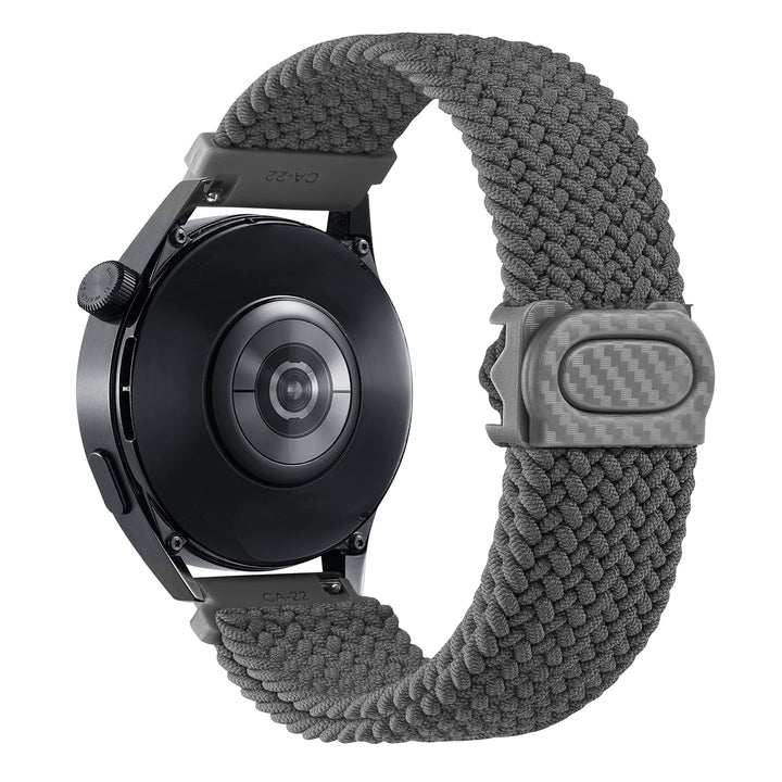 Nylon Braided Loop Watch Strap 20-22mm for Samsung Galaxy Watch & Huawei GT Series
