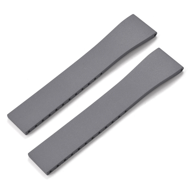 NATOBELT CTS FKM Rubber Watch Band Strap 16mm 18mm 19mm 20mm 21mm 22mm Quick Release Butterfly Cut-to-Size Sweatproof Waterproof