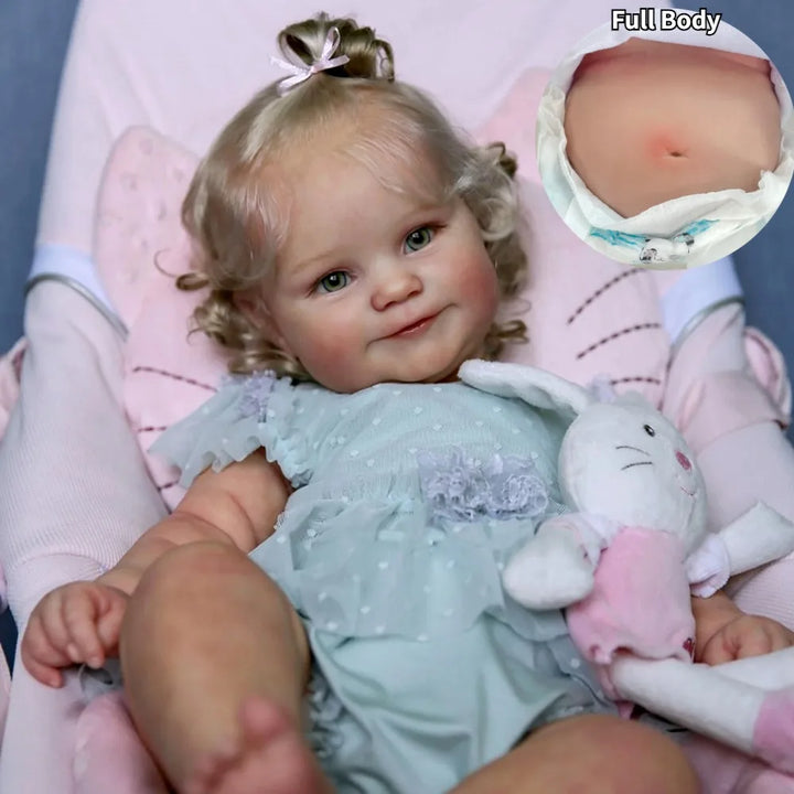 Maddie 20″ Full‑Body Silicone/Vinyl Reborn Doll