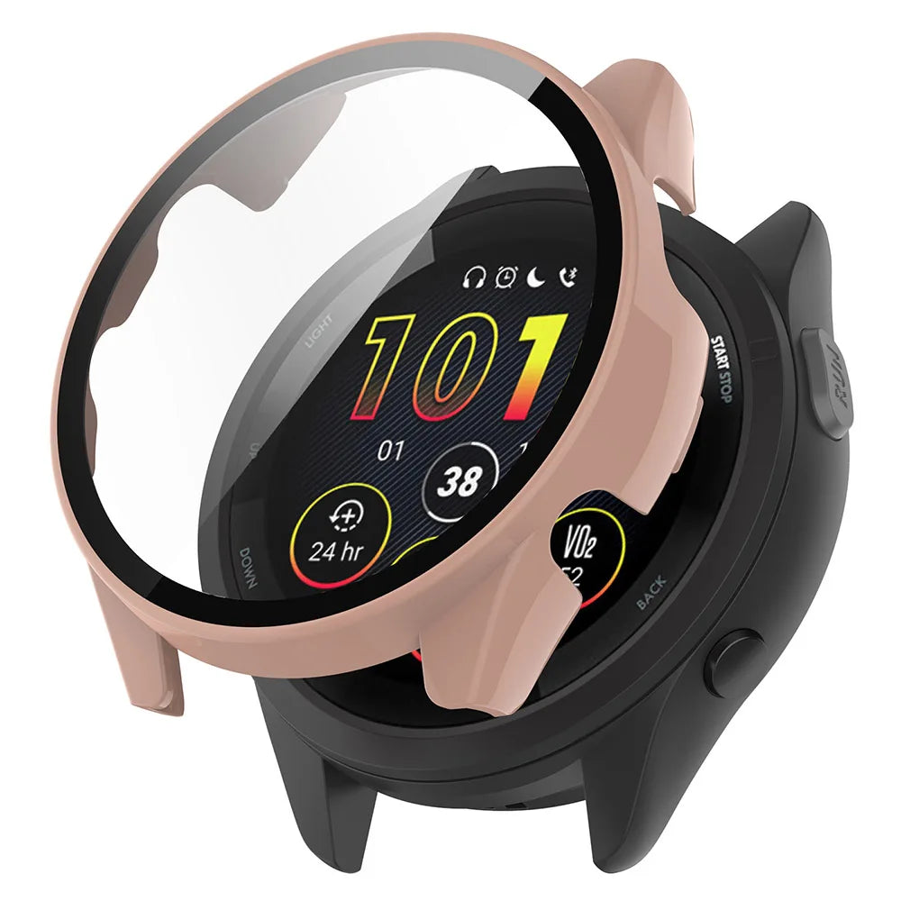 PC+Glass Full Protective Case for Garmin Forerunner 265/265S