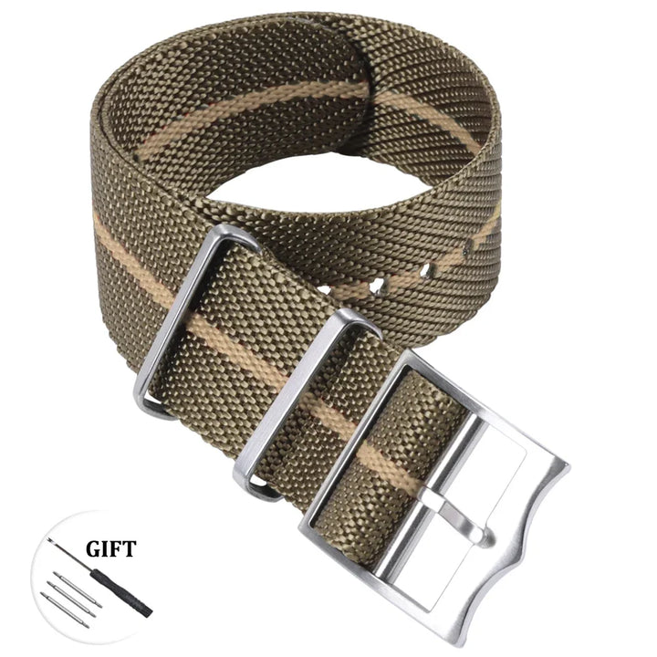 Nylon Military Watch Band 20–22mm (Sport Canvas)