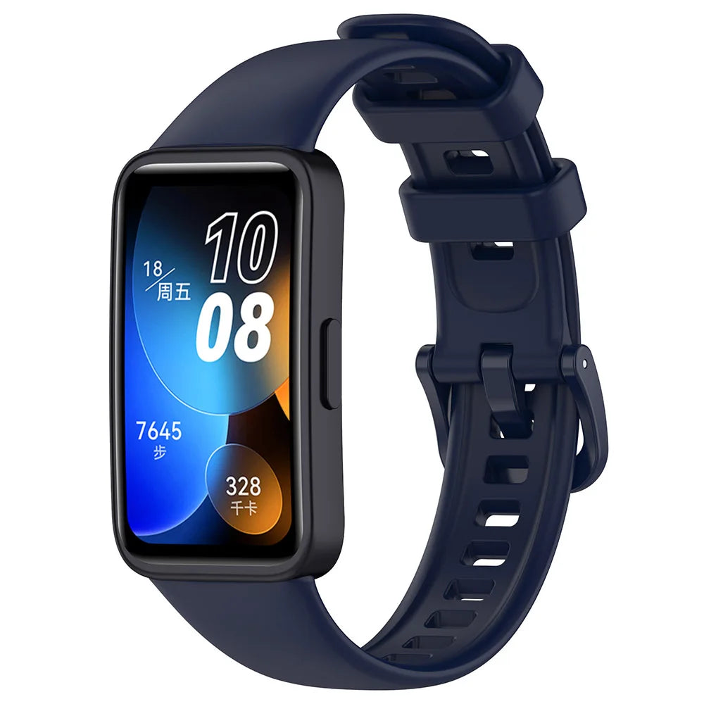 Silicone Wrist Strap for Huawei Band 8, 9, 10