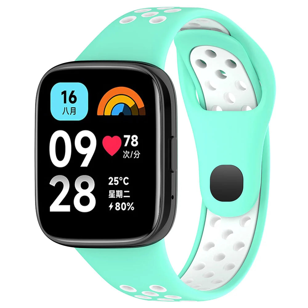 Dual-Color Silicone Strap for Redmi Watch 3/3 Lite