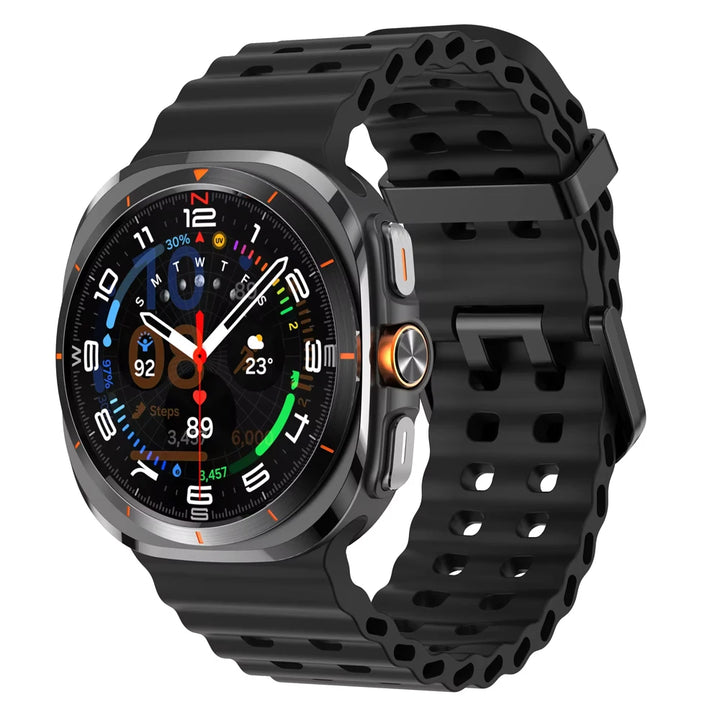 Marine Silicone Samsung Galaxy Watch Strap – 47mm Sport for Galaxy Watch 7 Ultra