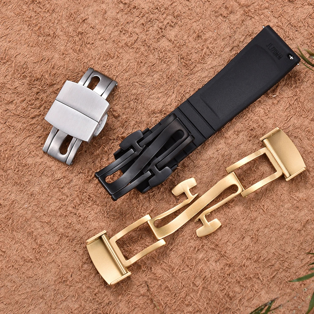 316L Stainless Steel Deployant Clasp – 18mm Double Click Quick Release