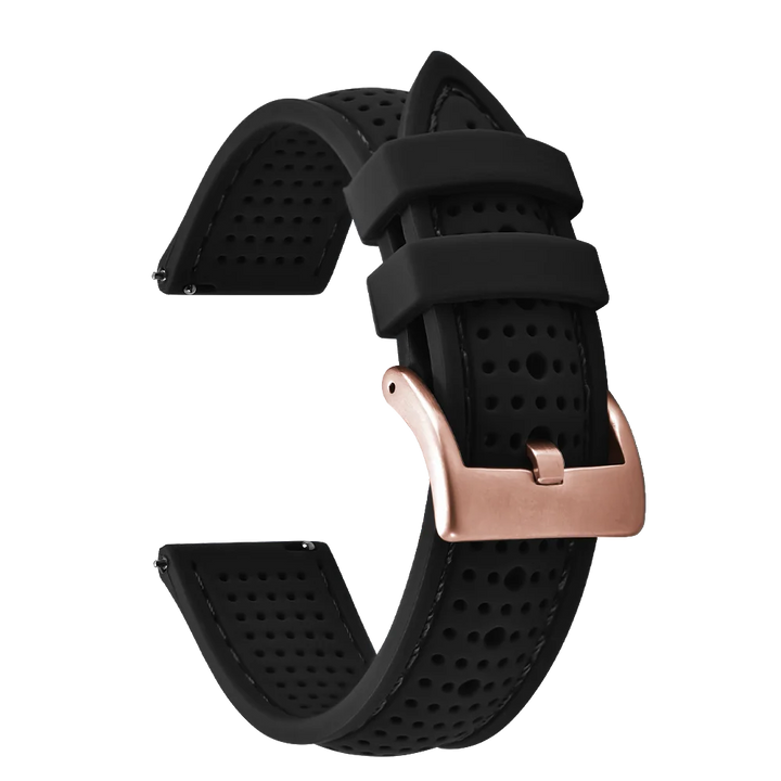NATOBELT Soft Porous Rubber Watch Strap – Quick Release (18-22mm)