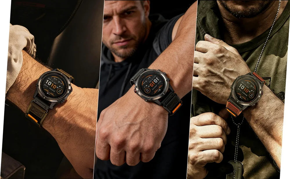 For Garmin Watch Band Leather Quickfit 20 22 26mm Retro Cowhide Straps Compatible Fenix Tactix Epix Instinct Quatix