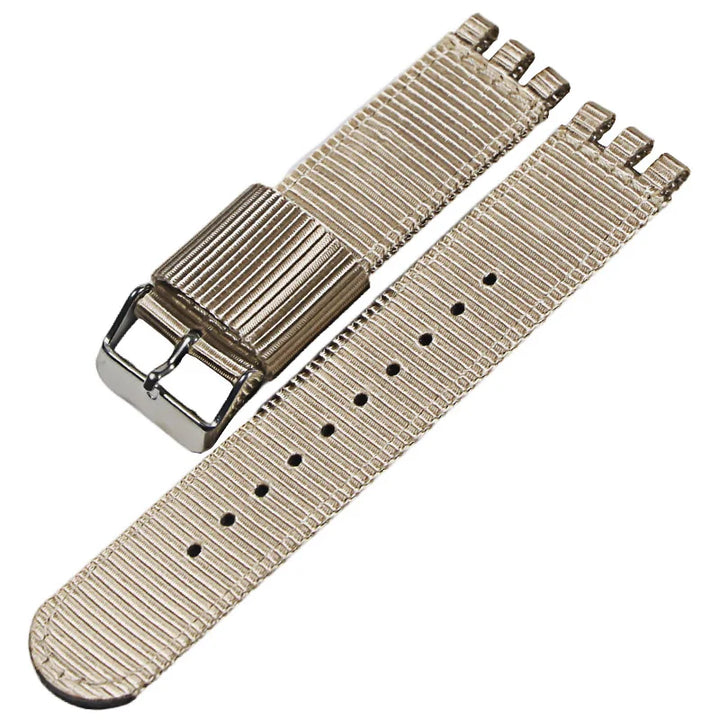Nylon Canvas Watch Strap – 17/19/20mm for Swatch with Buckle