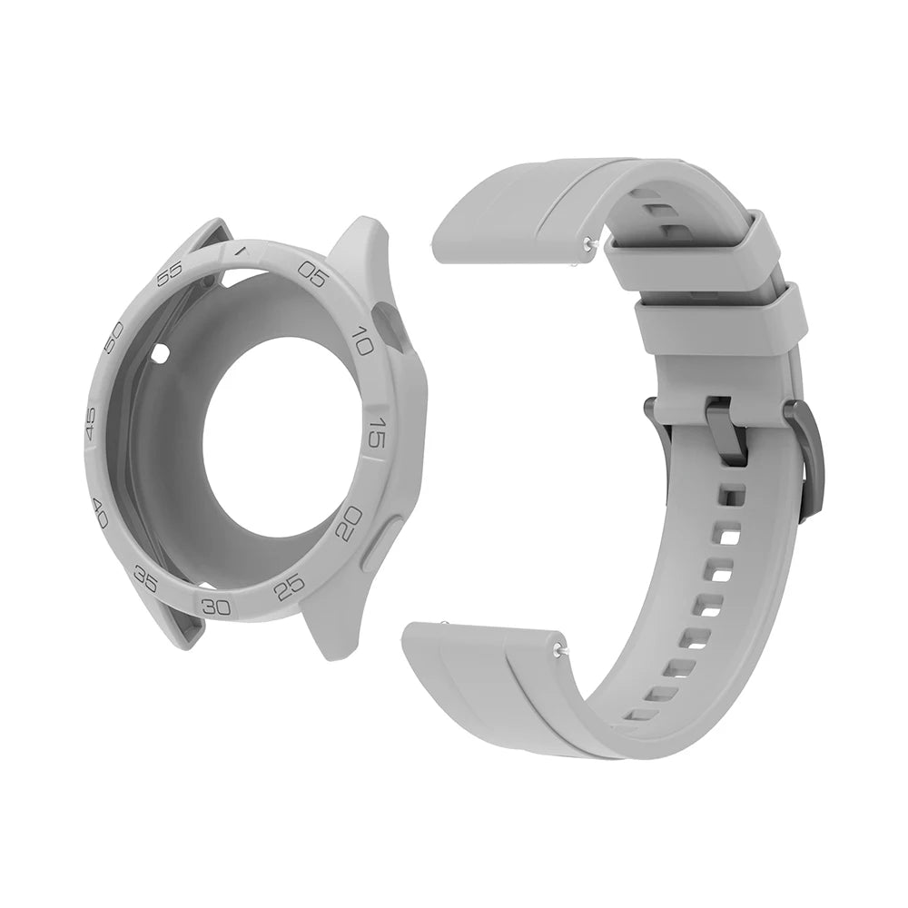 Silicone Strap & Protective Case for Huawei Watch GT4/GT5/GT6 – 46mm