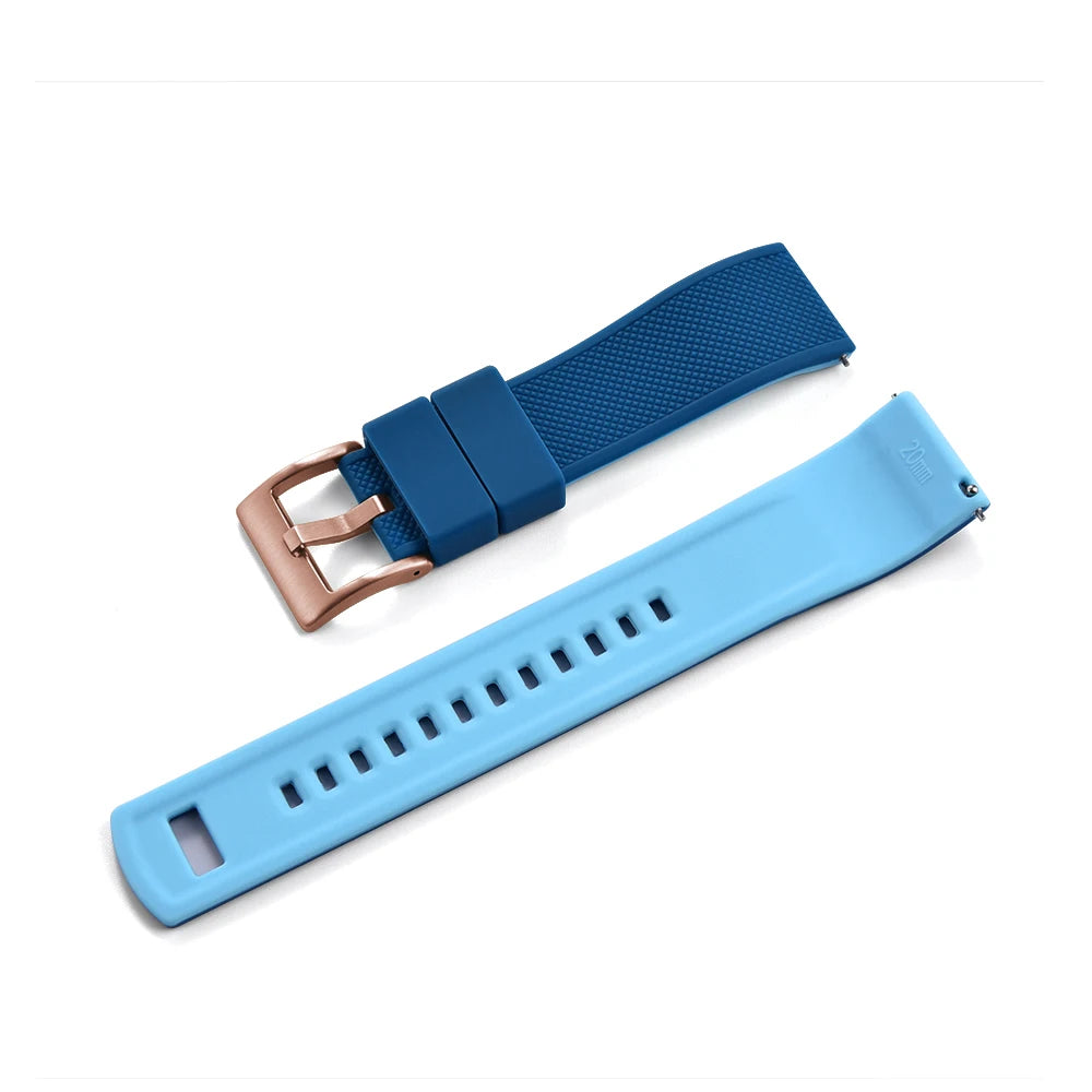 JUELONG Premium Silicone Watch Band Quick Release Rubber Watch Strap 20mm Watch Strap Watch Replacement Watchband