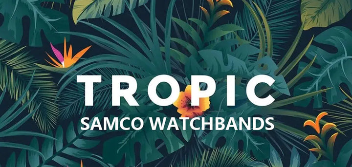 Tropical Silicone Watch Band 18–22mm (Quick Release)