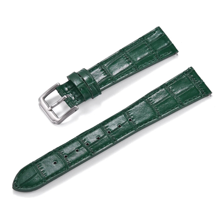 High Quality Classic Bamboo Leather Watch Strap 16/18/19/20/21/22mm Quick Release Watchbands Unisex Smart Leather Wristbands