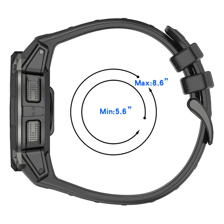 Silicone Replacement Watch Strap for Garmin Instinct 3 & Instinct 3 Solar 45/50mm