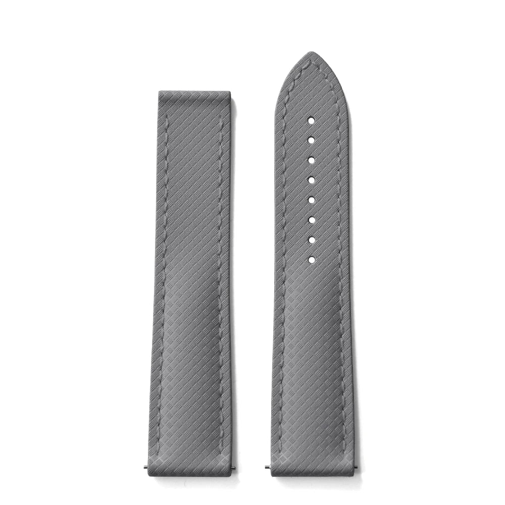 NATOBELT New Design FKM Rubber Watch Strap 20mm 22mm Folding Pin Buckle Quick Release For Omega X Swatch MoonSwatch Seiko