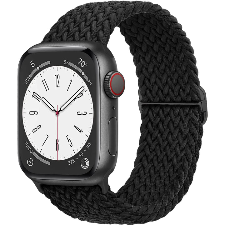 Strap for Apple Watch band 44mm 45mm 49mm 42mm 40 41 46mm Elastic Braided Solo bracelet correa Series 9 10 11 8 7 6 5 SE Ultra 3