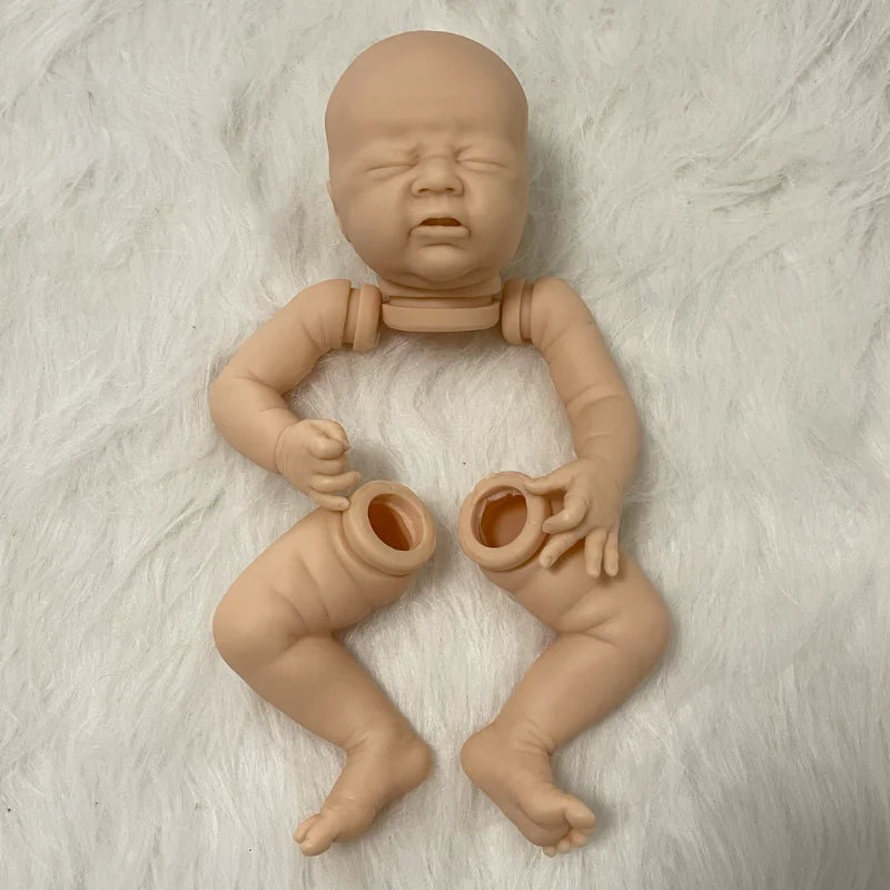 18″ Odessa Unpainted Reborn Baby Doll Kit – Blank Vinyl DIY Parts
