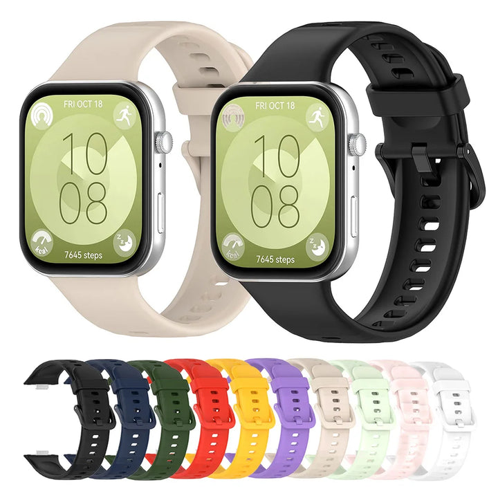 Silicone Strap for Huawei Watch Fit 3 & Fit 4/Pro