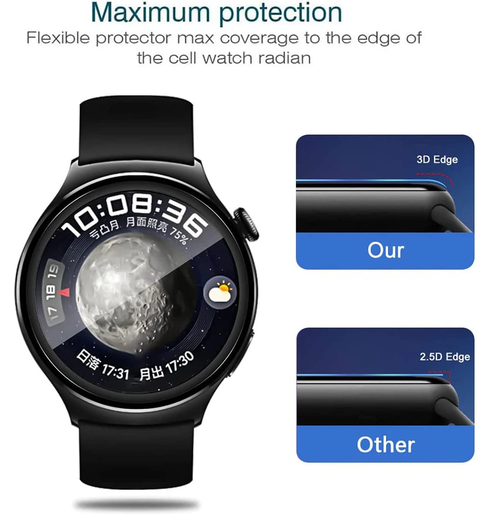 3D Curved Full Protective Film for Huawei Watch 4/4 Pro