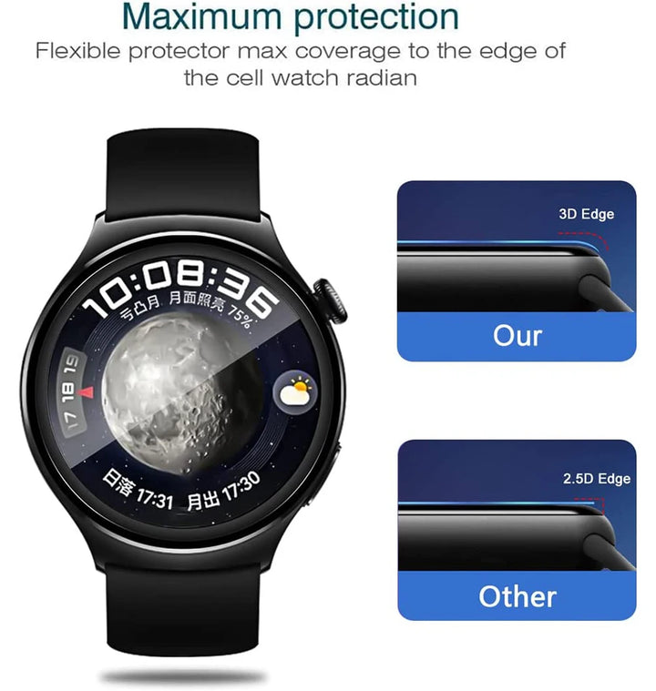 3D Curved Full Protective Film for Huawei Watch 4/4 Pro
