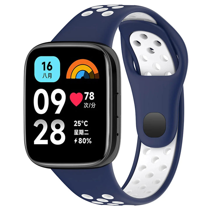 Dual-Color Silicone Strap for Redmi Watch 3/3 Lite
