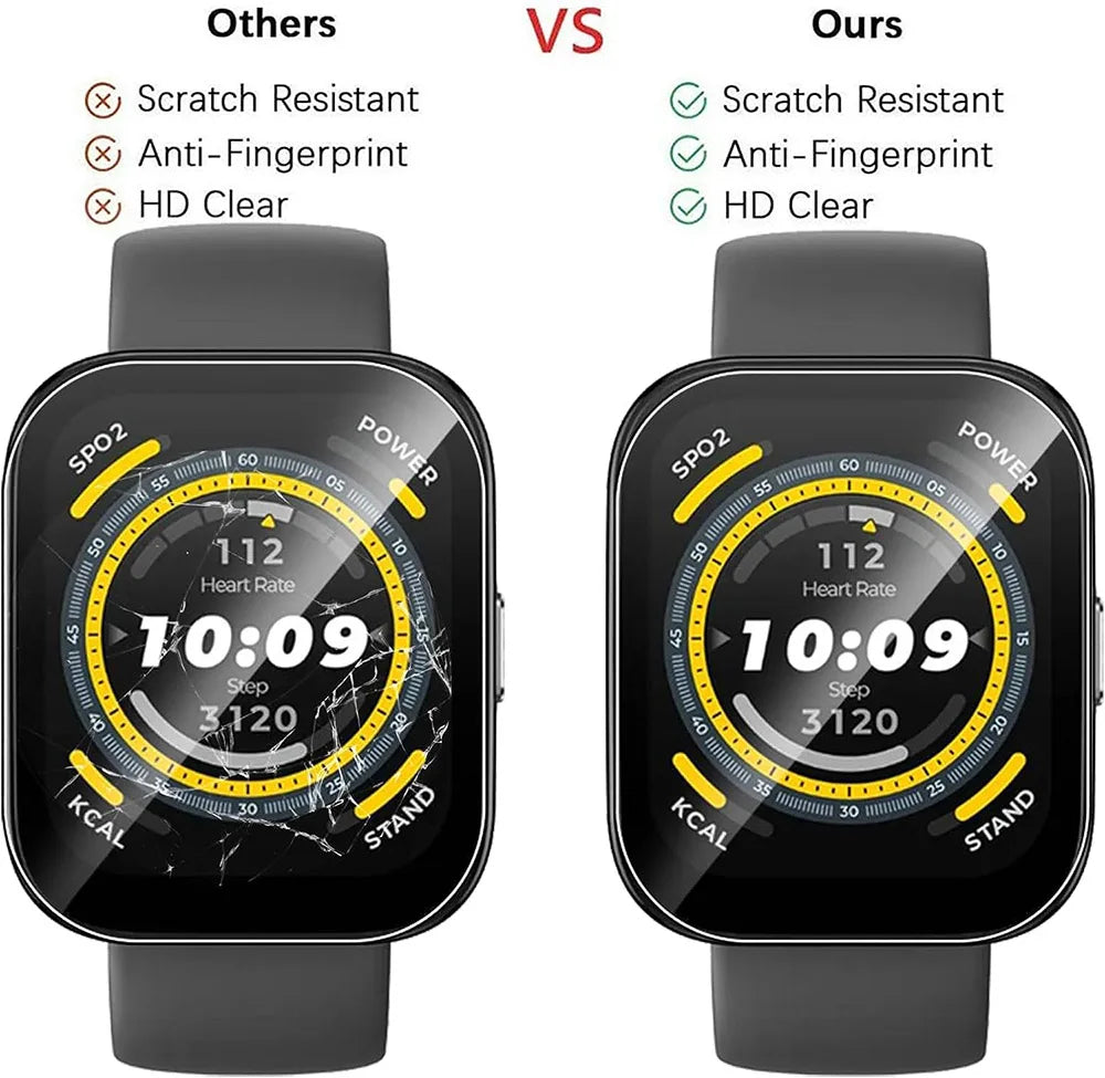 3-Pack Hydrogel Screen Protector for Amazfit Bip 5/6