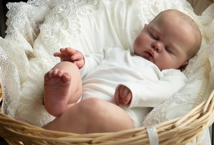 19″ Pickle Boy Reborn Toddler Doll – Lifelike Hand‑Painted Cloth Body