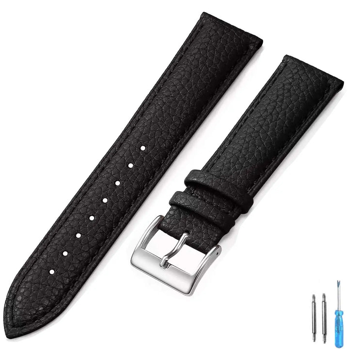 Genuine Leather Watch Band 18mm 20mm 22mm 24mm Watch Strap for Man Women High-quality Wrist Watchband + Tool
