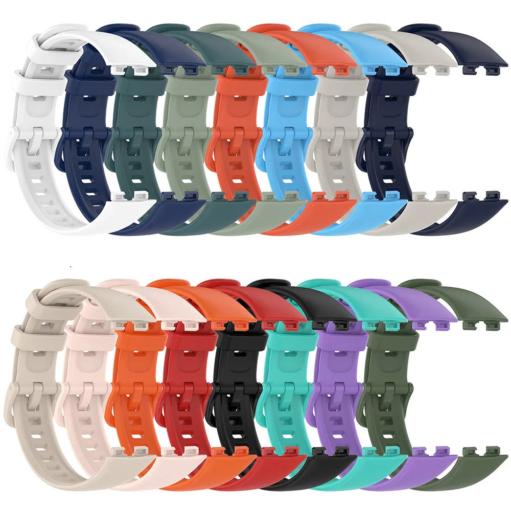Silicone Wrist Strap for Huawei Band 8, 9, 10