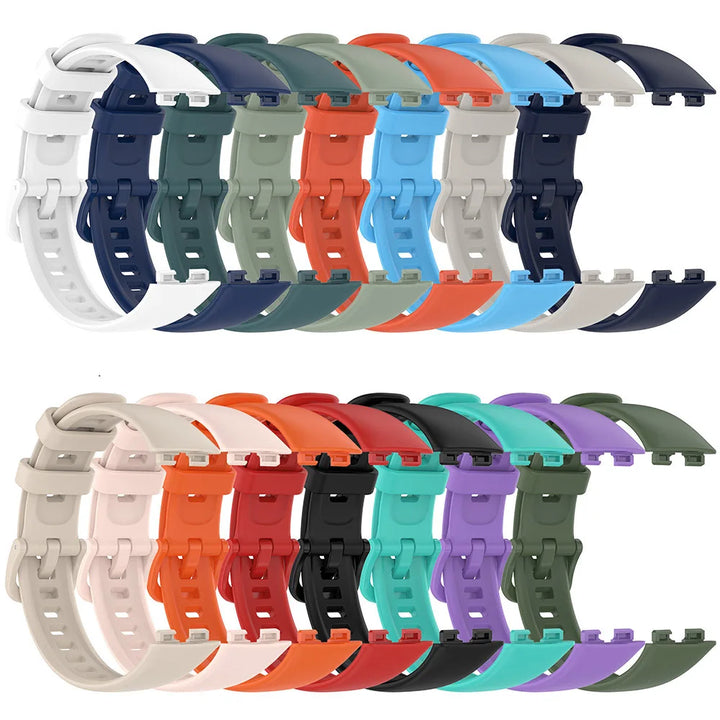 Silicone Wrist Strap for Huawei Band 8, 9, 10
