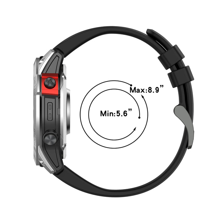 EasyFit Silicone Watch Strap for Garmin Fenix Series (20-26mm)