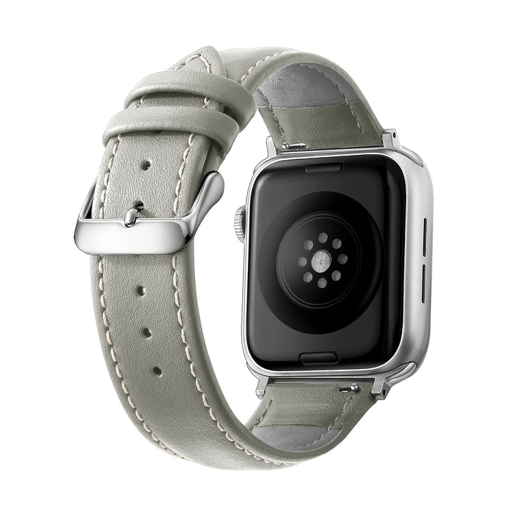 Genuine Leather Apple Watch Band 40–49mm for iWatch Series 3–8 & Ultra