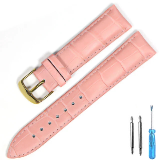 Watch Band Genuine Leather straps Watchbands 12mm 18mm 20mm 22mm watch accessories superior quality watch strap