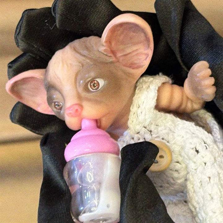 10–11 cm Mini Silicone Tiger Reborn Doll