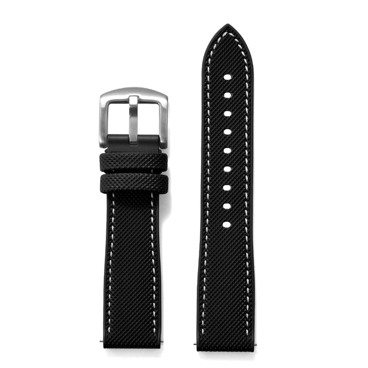 JUELONG For Longines Seiko Water Ghost Hamilton Series Nylon Rubber WatchStrap 18mm 20mm 22mm 24mm FKM Sailcloth Strap WristBand