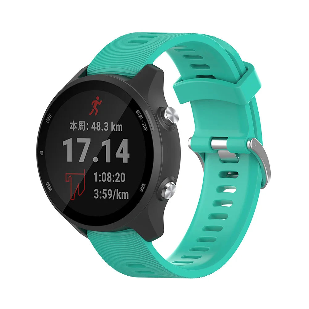20mm Garmin Silicone Replacement Strap – Forerunner & Vivoactive Series