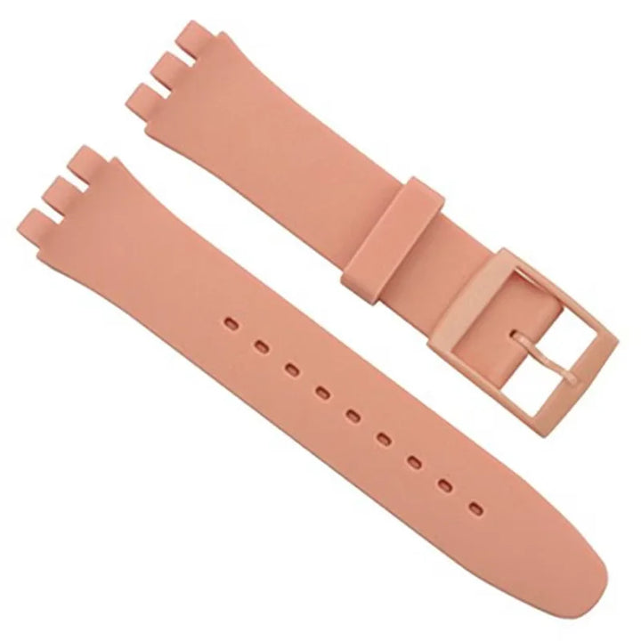 Soft Silicone Colorful Watch Strap for Swatch – 16-20mm with Tool