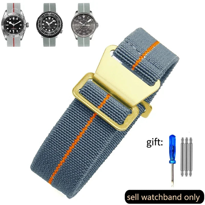 French Army Nylon Watch Band 18–22mm