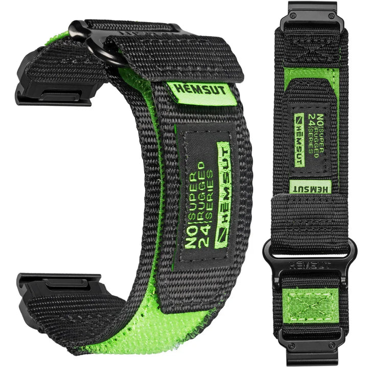 HEMSUT Nylon Quickfit Watch Strap – 20–26mm for Garmin Fenix & EPIX