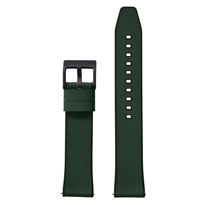 Premium Grade 18-19-20-21-22-24mm FKM Texture Watch Band Quick Release FKM Rubber And FKM Hybrid Watch Strap For Diving Watches
