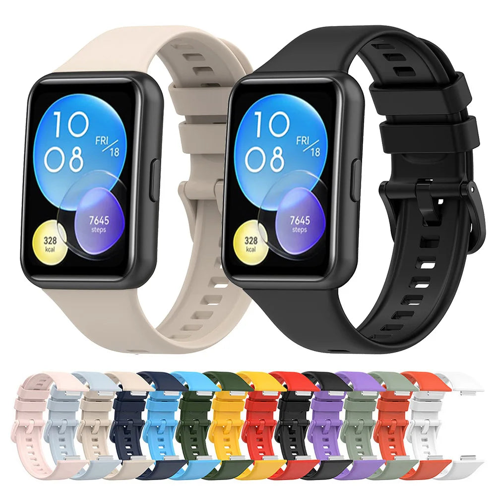 Silicone Watch Strap for Huawei Watch Fit 2 / Fit2 Active