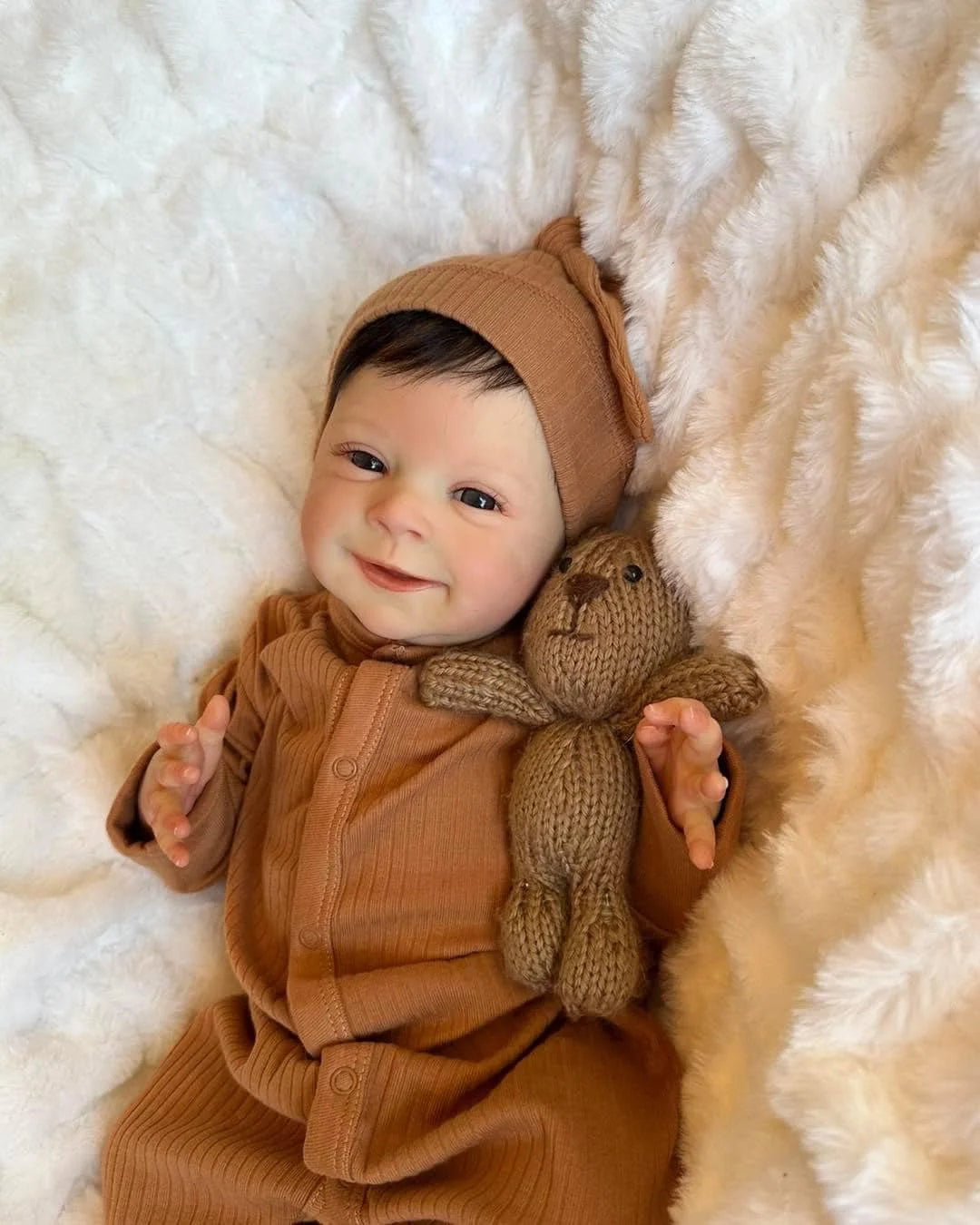 NPK 49 cm Reborn Baby Doll Sebastian — Soft Cuddly Body