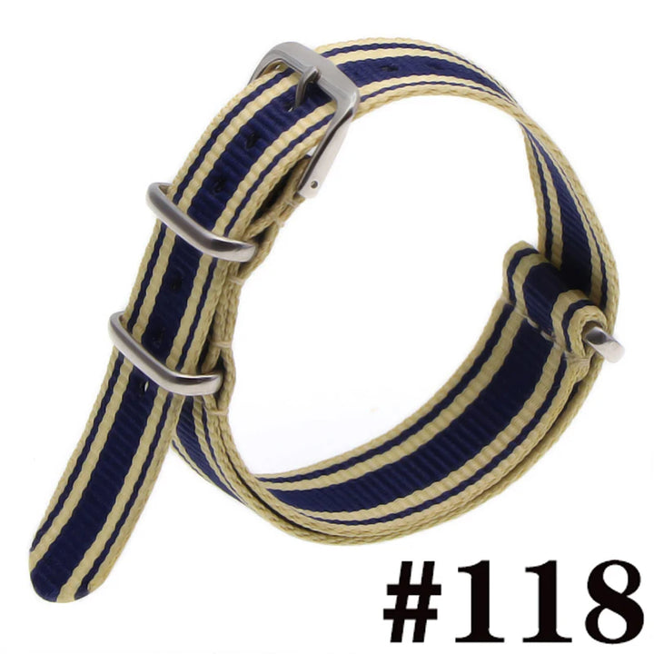 Waterproof Nylon Watch Strap (16-22mm)