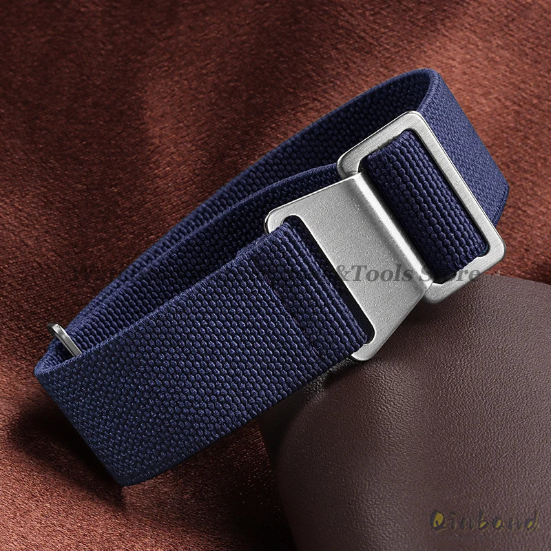 Elastic Nylon Watch Band for Seiko for Omega Sports Bracelets 18mm 20mm 22mm for Huawei Watch GT5/GT4/GT3 Parachute Watch Straps