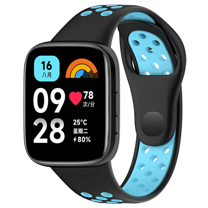 Dual-Color Silicone Strap for Redmi Watch 3/3 Lite